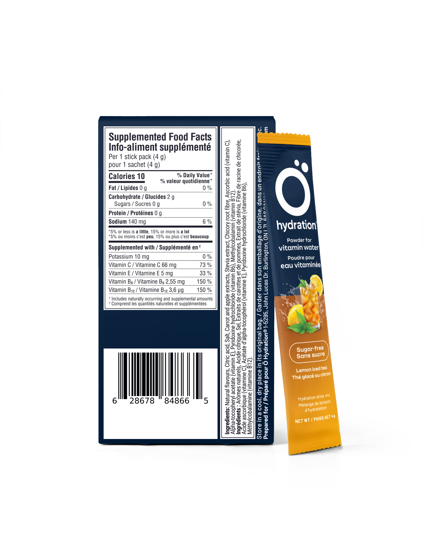 Lemon iced tea - 20 individual sticks (10 per box)