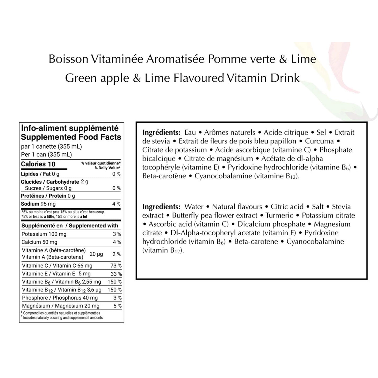 Green apple & lime 12 pack