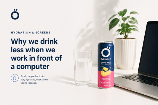 Hydration and screens: why we drink less in front of a computer?