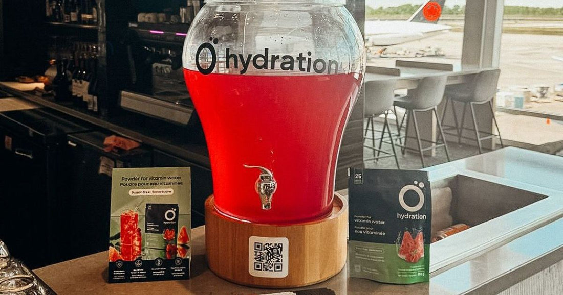 Ö HYDRATION joins Air Canada lounges: bringing healthier hydration to Canadian travellers