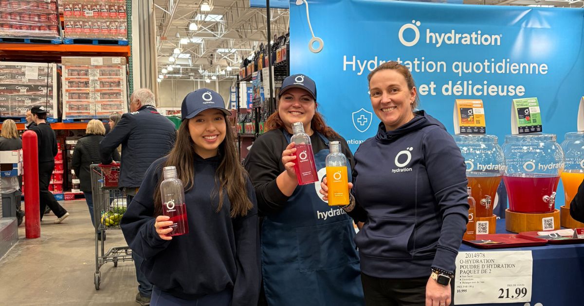 Ö Hydration is hitting the road again across Quebec this July
