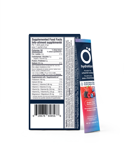 Strawberry & berries - 20 individual sticks (10 per box)