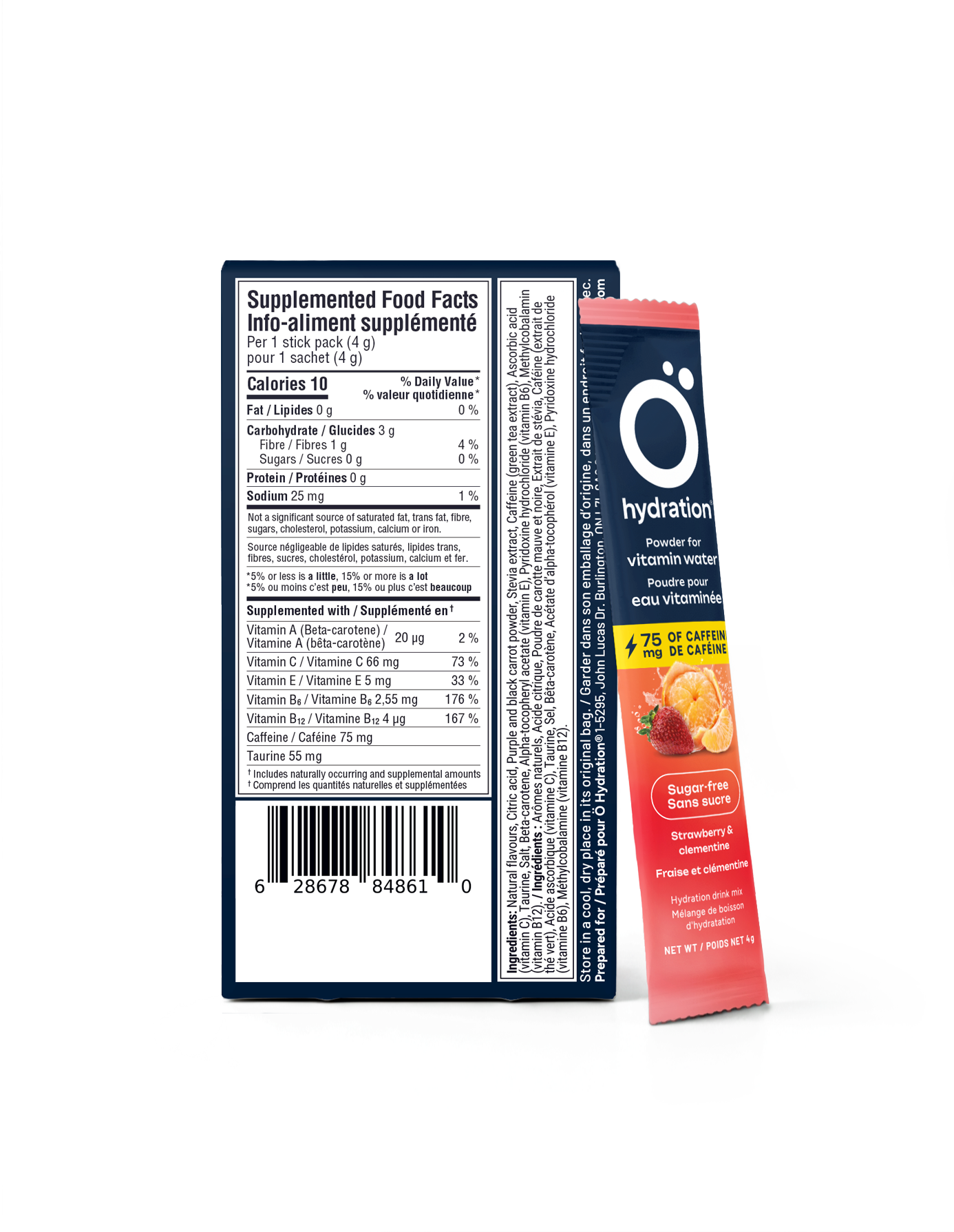 Strawberry & clementine - 20 individual sachets (10 per box)