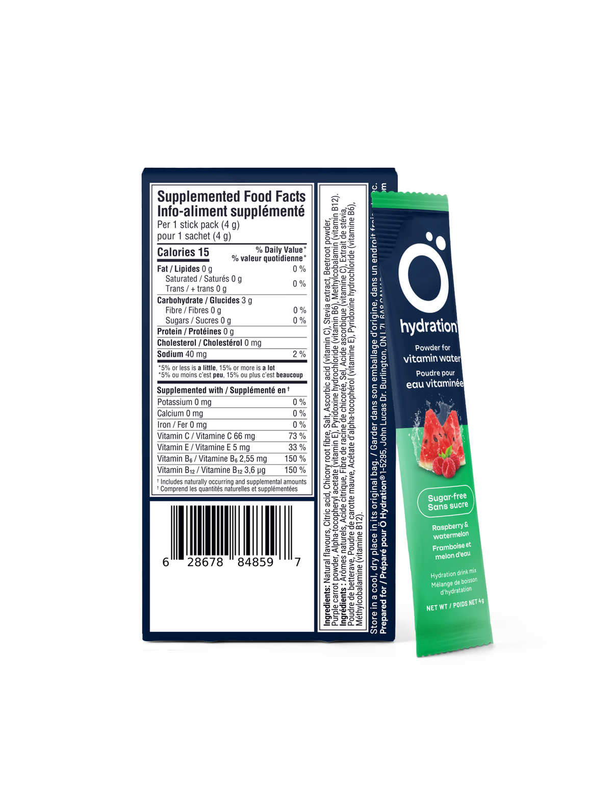 Raspberry & watermelon - 20 Sticks