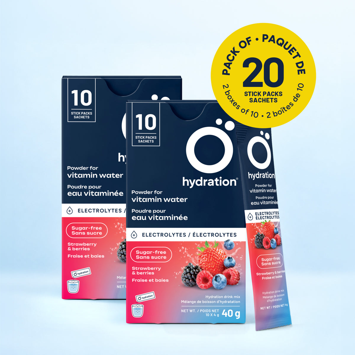 Fraise-Baies - 20 sachets individuels
