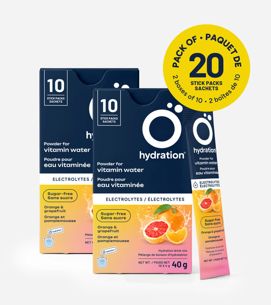 Orange and grapefruit - 20 individual sticks (10 per box)