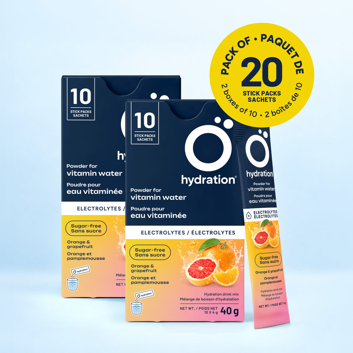 Orange et pamplemousse - 20 sachets individuels