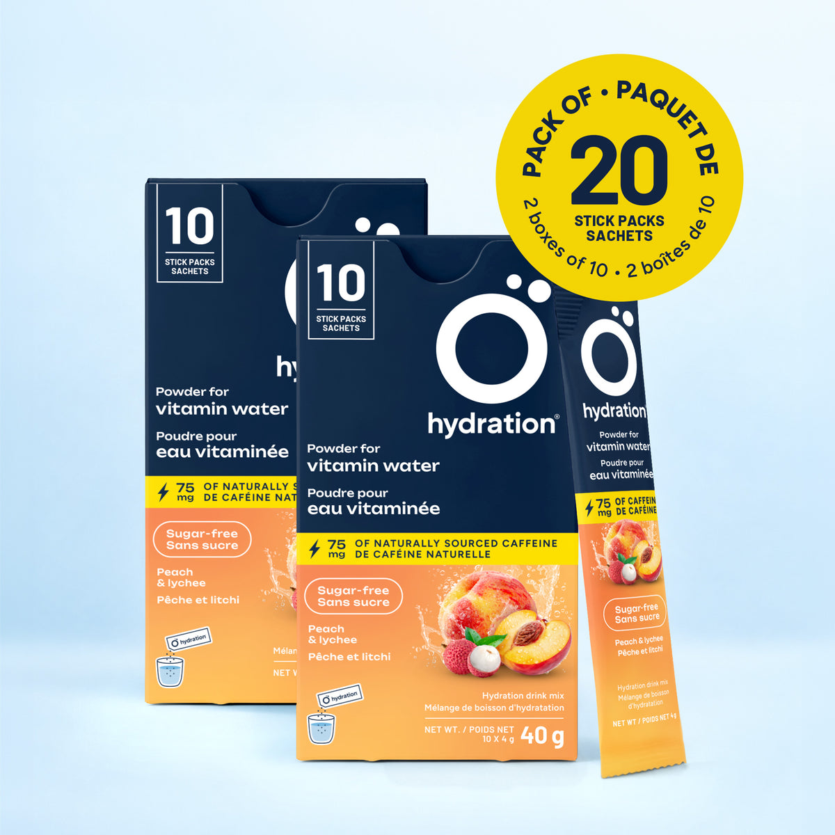 Pêche Litchi - 20 sachets individuels