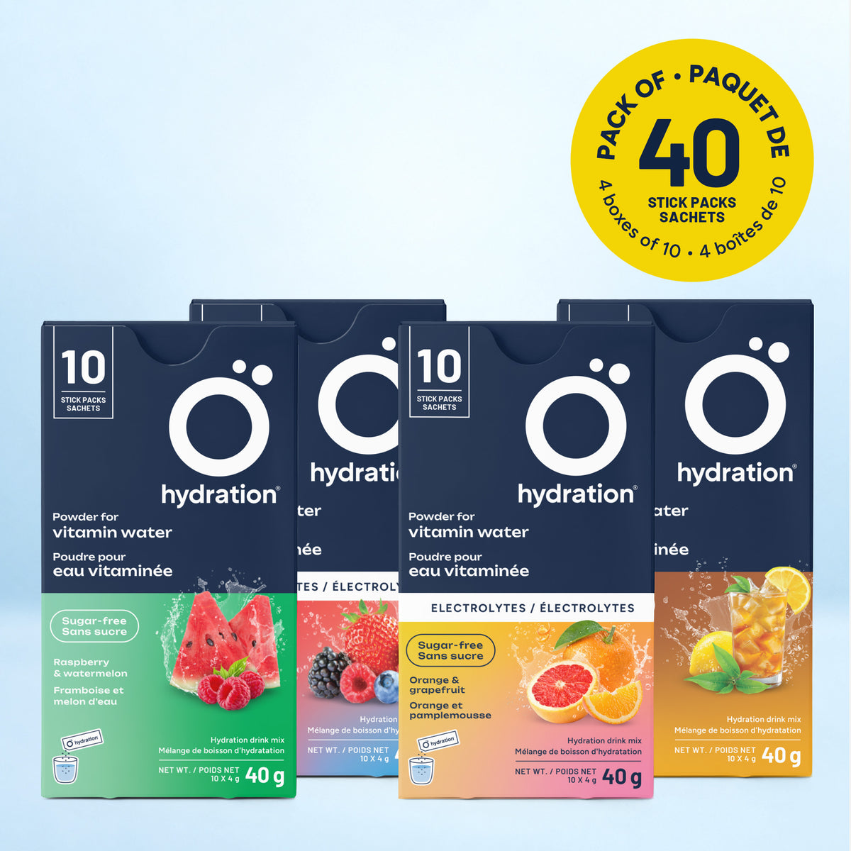 Ensemble sachets individuels (4 boîtes)